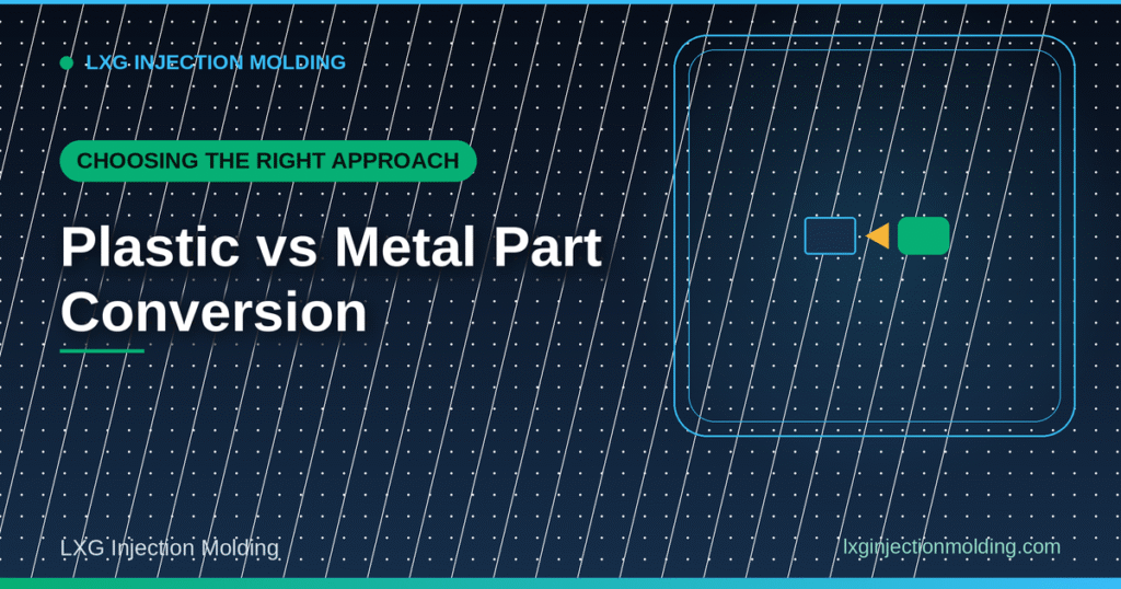 Tips for Choosing the Right Approach: Plastic vs Metal Part Conversion