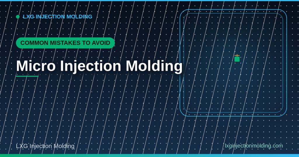 Micro Injection Molding: Common Mistakes to Avoid