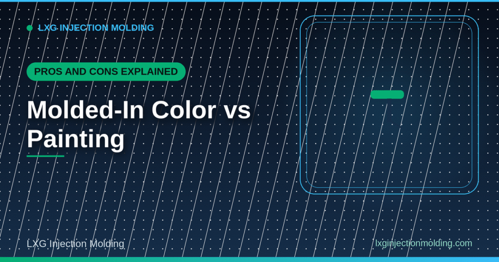Molded-In Color vs Painting: Pros and Cons Explained
