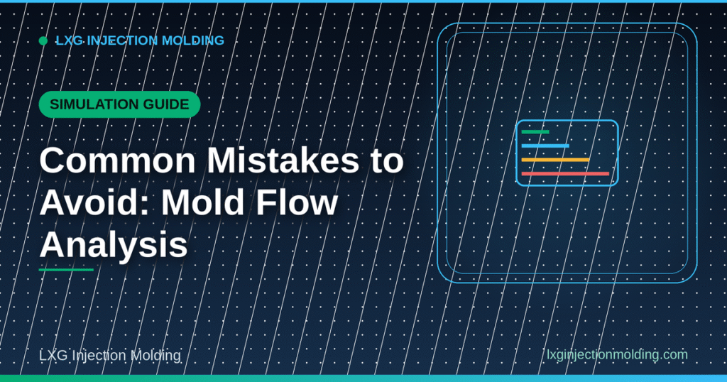 Mold Flow Analysis: Common Mistakes to Avoid