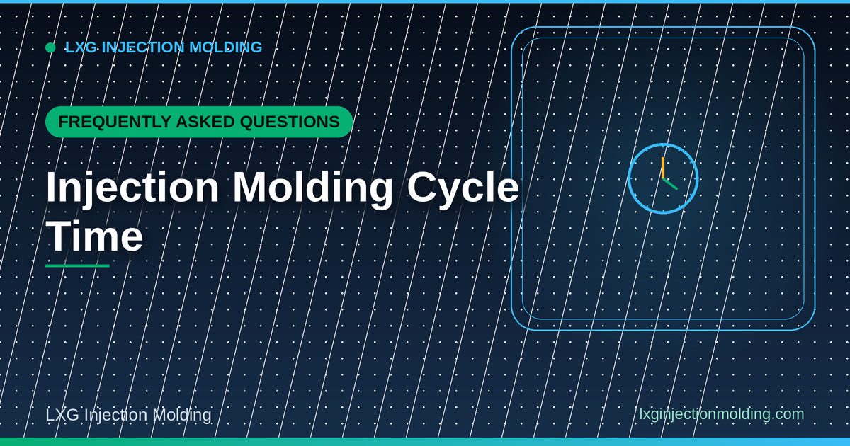 Frequently Asked Questions: Injection Molding Cycle Time